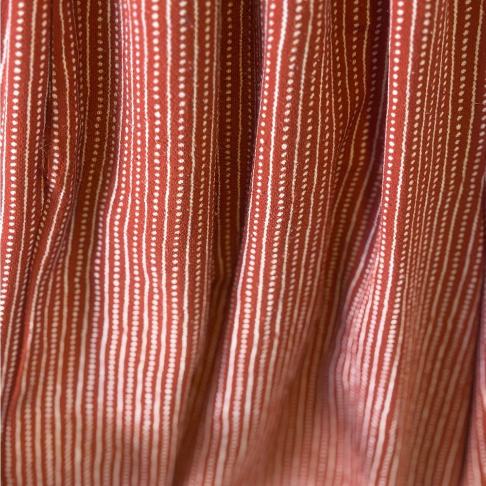 Max Studio Rust Smocked jumpsuit - Picture 4 of 4